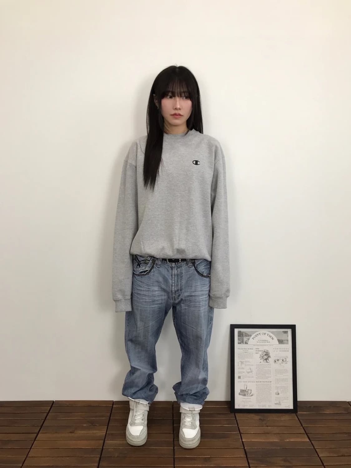 Champion Eco Logo Sweatshirt 상품이미지1