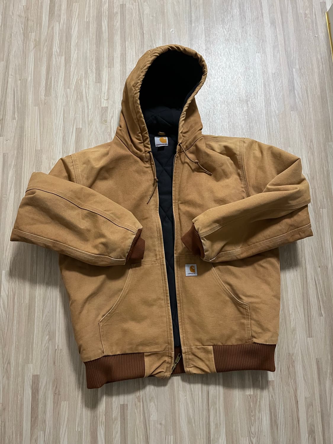 칼하트 덕 액티브 J140 브라운 M 상품이미지1