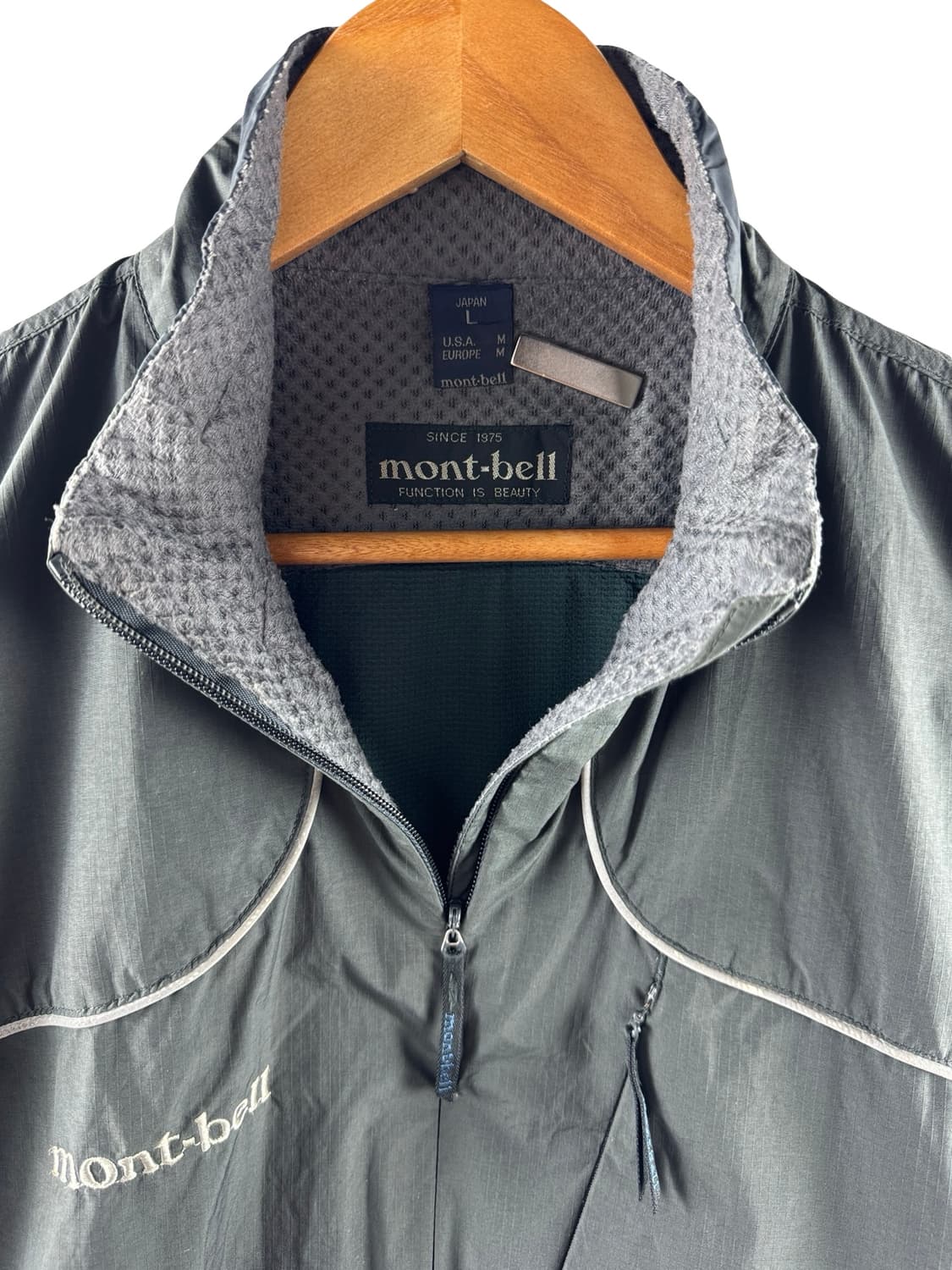 mont-bell 몽벨 나일론 바람막이 집업 자켓4192 상품이미지3