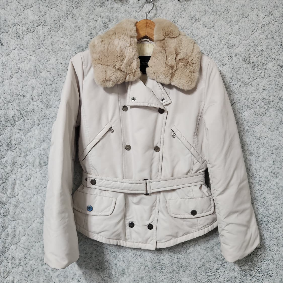 H272 [85] 막스마라 MaxMara 라핀렉스털 거위털 숏 패딩 상품이미지1