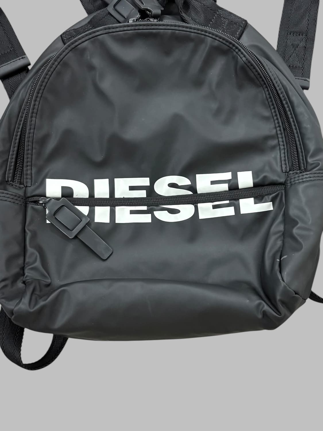 DIESEL logo backpack black  상품이미지3