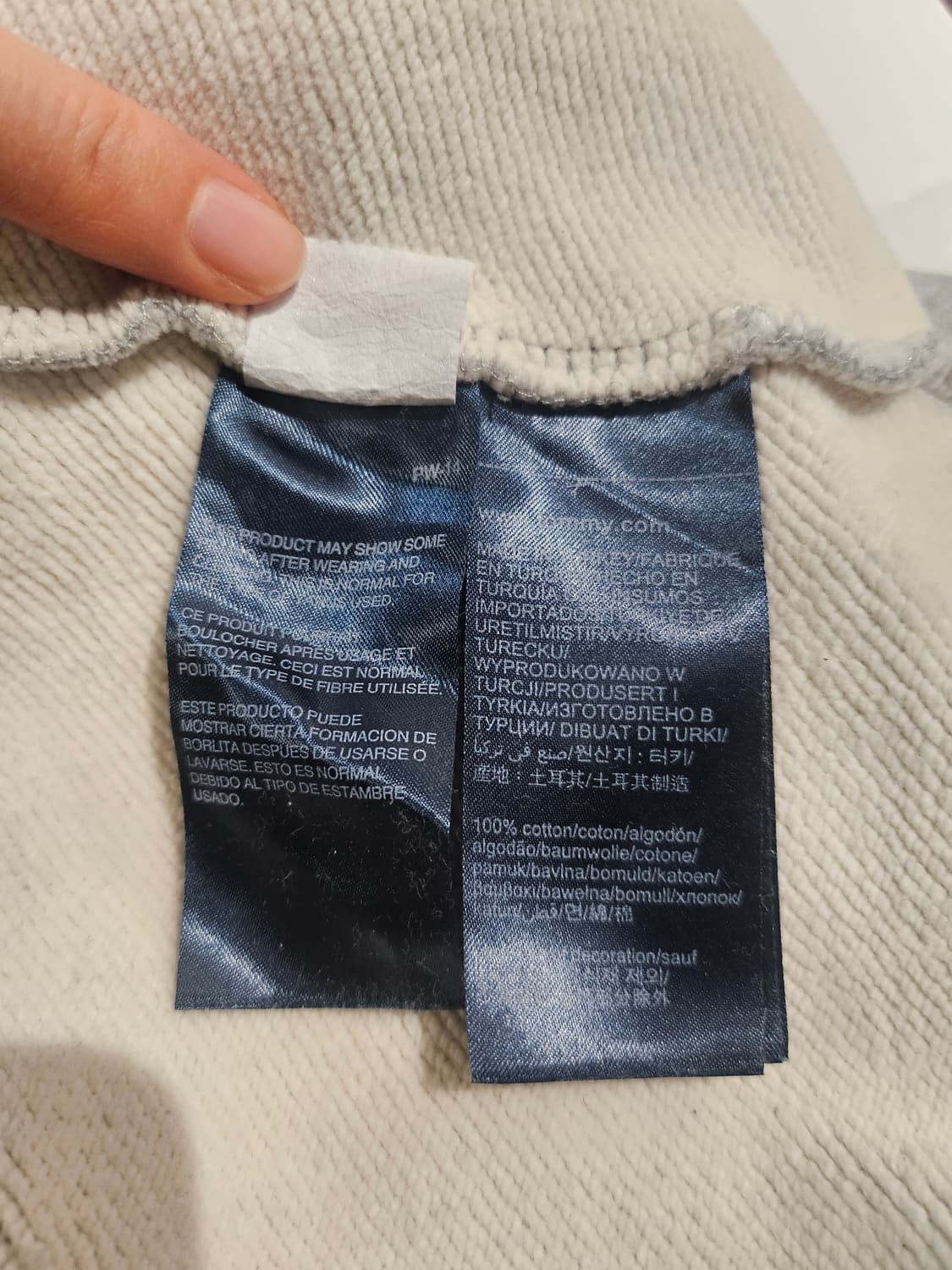 (시드니현지구입)타미진스 로고패치 기모후디 S (헤더그레이) 상품이미지7