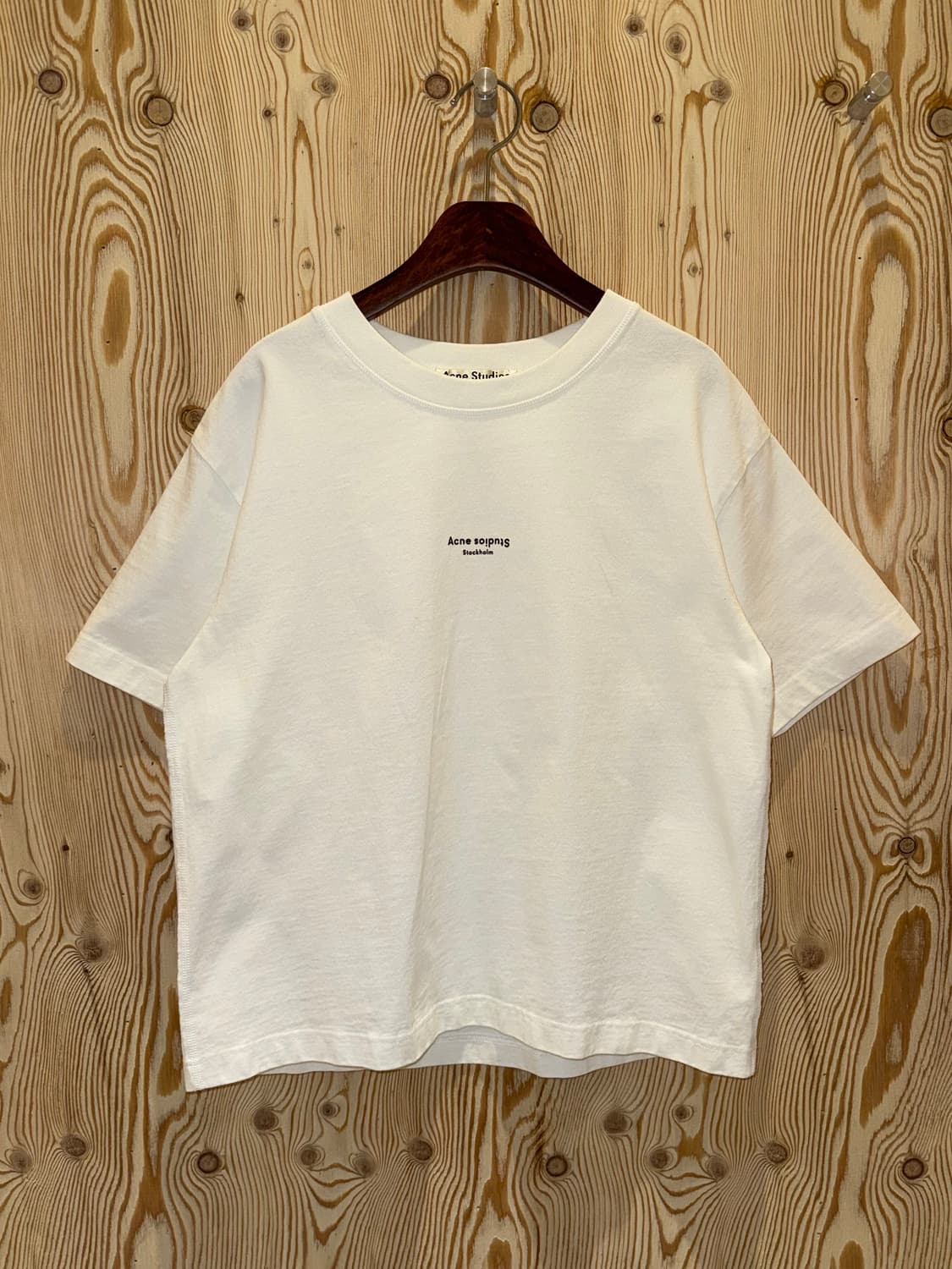 아크네 스튜디오 로고 반팔 티셔츠 상품이미지1