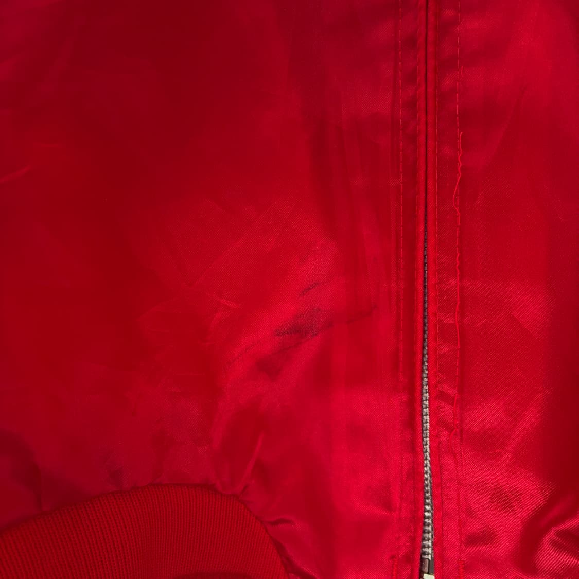 70~80s USA 아리스토 잭 Aristo Jac 새틴 봄버 자켓 상품이미지10