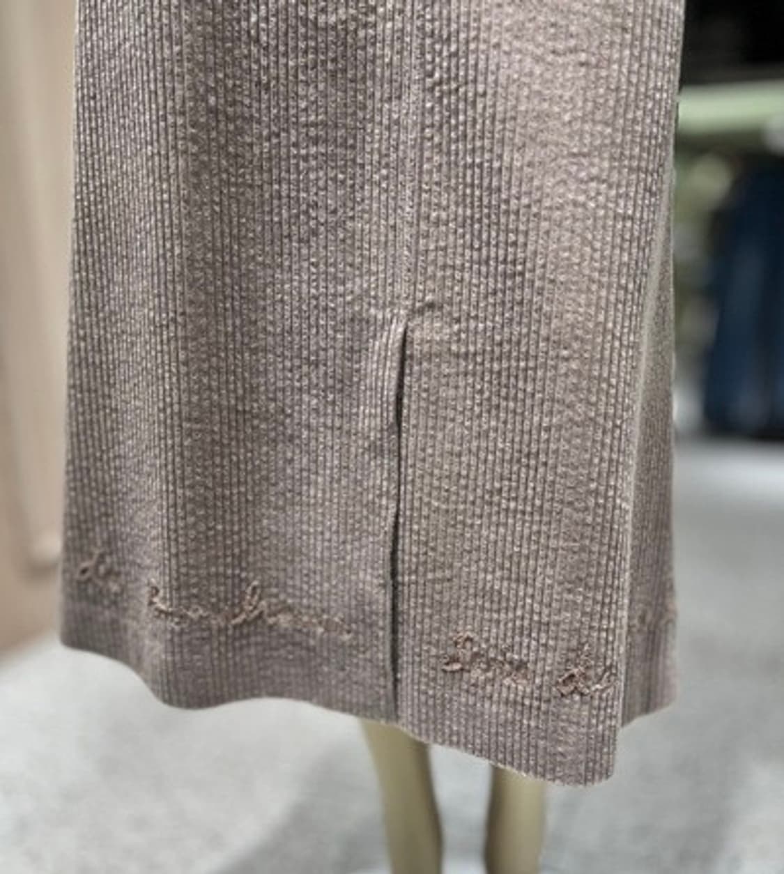 새) 베네통 레터링 골덴 롱-스커트  상품이미지3