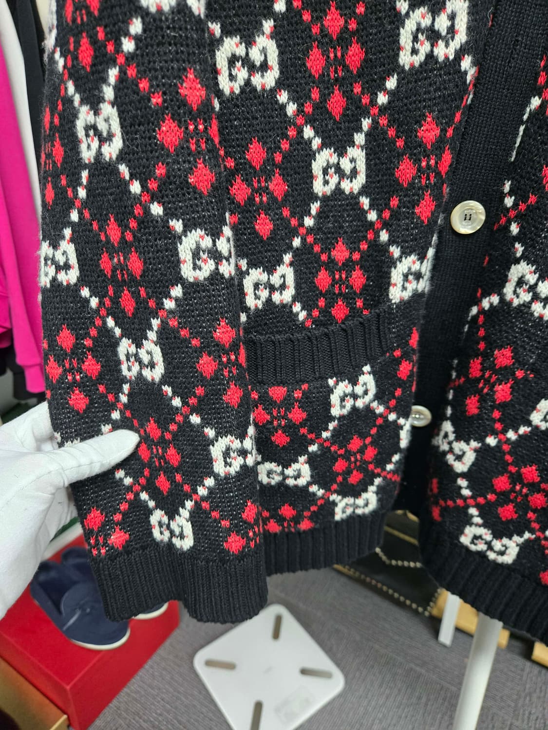 [A급컨디션]구찌 시그니처 가디건 상품이미지3