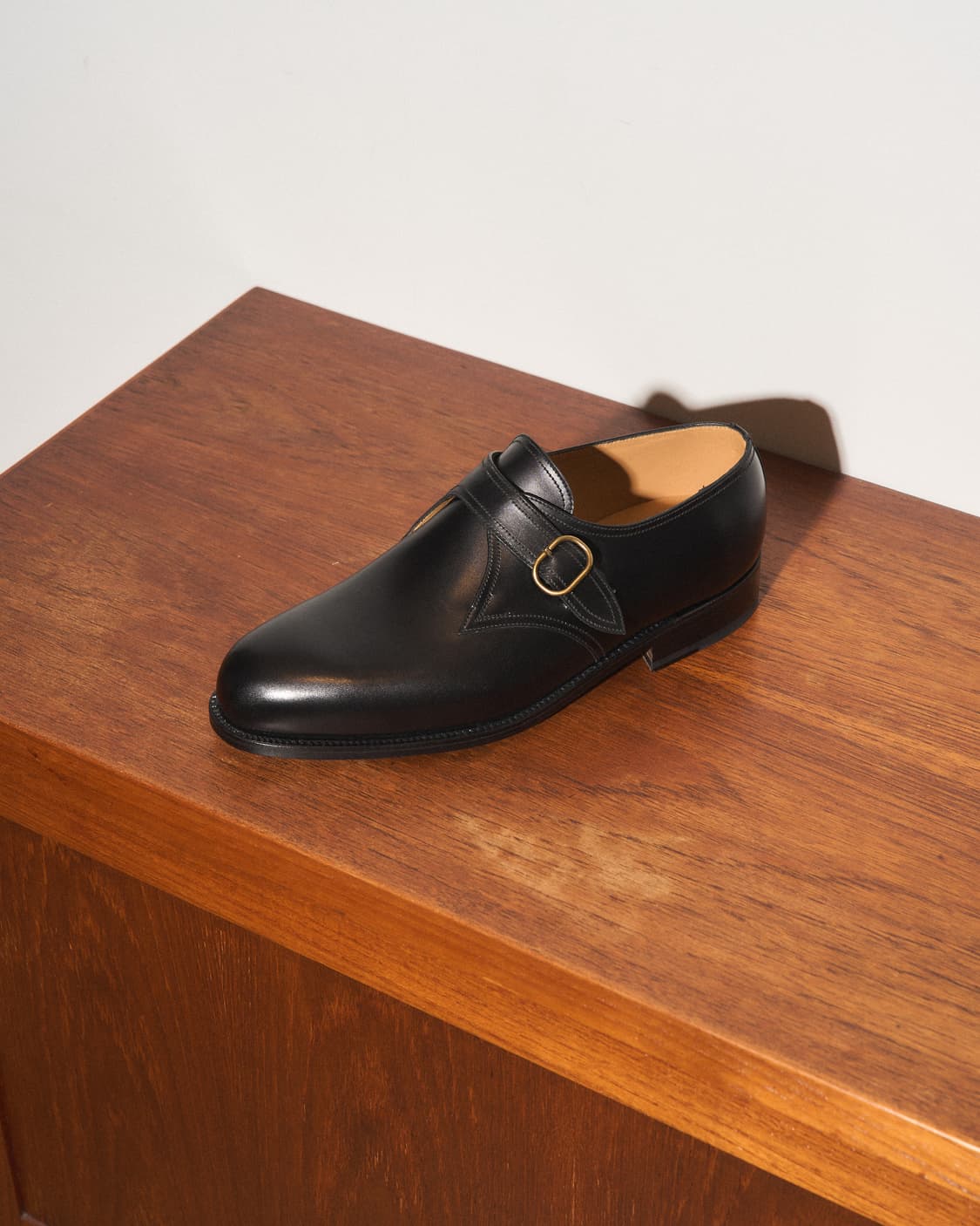 Simple Buckle 231 Derby Black Boxcalf 상품이미지7