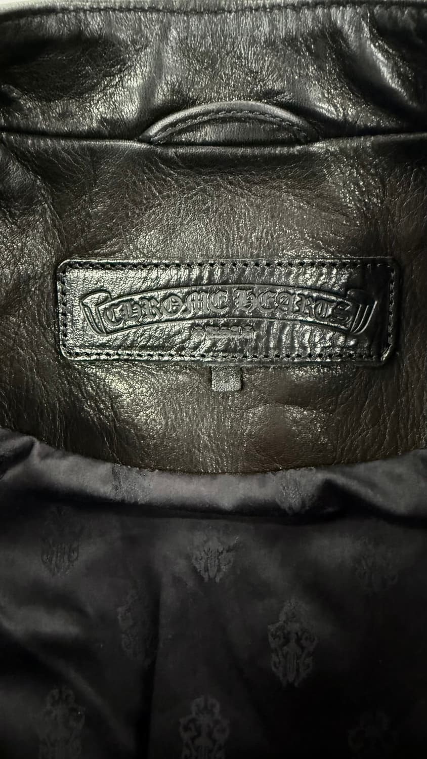 크롬하츠 Chrome Hearts 가죽 레더 Leather 자켓 상품이미지7