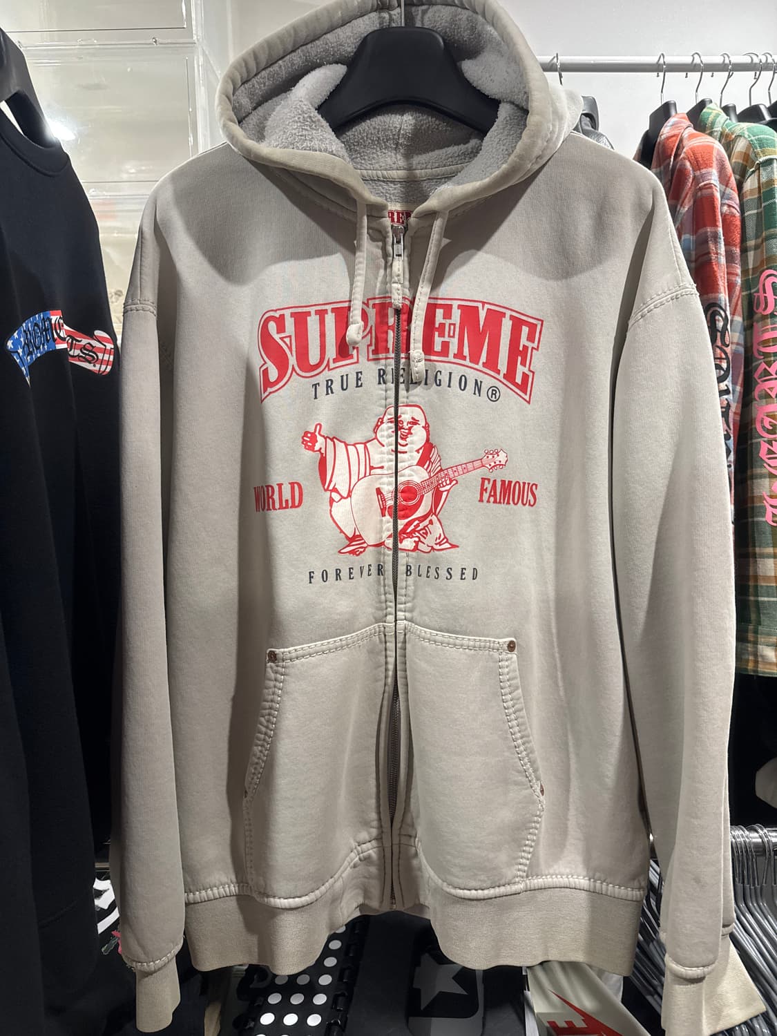 슈프림 트루릴리전 후드집업 xl 상품이미지1