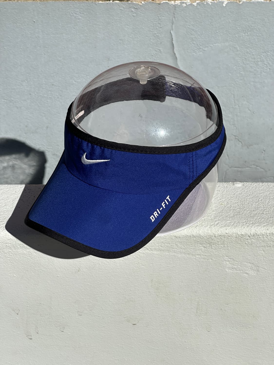 [F] NIKE 나이키 로고 블루 썬바이저 썬캡 모자 상품이미지2