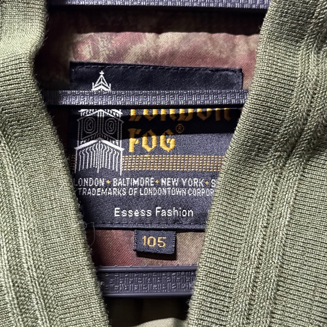 런던포그 에스닉 자카드 패턴 집업 블루종 자켓 상품이미지5