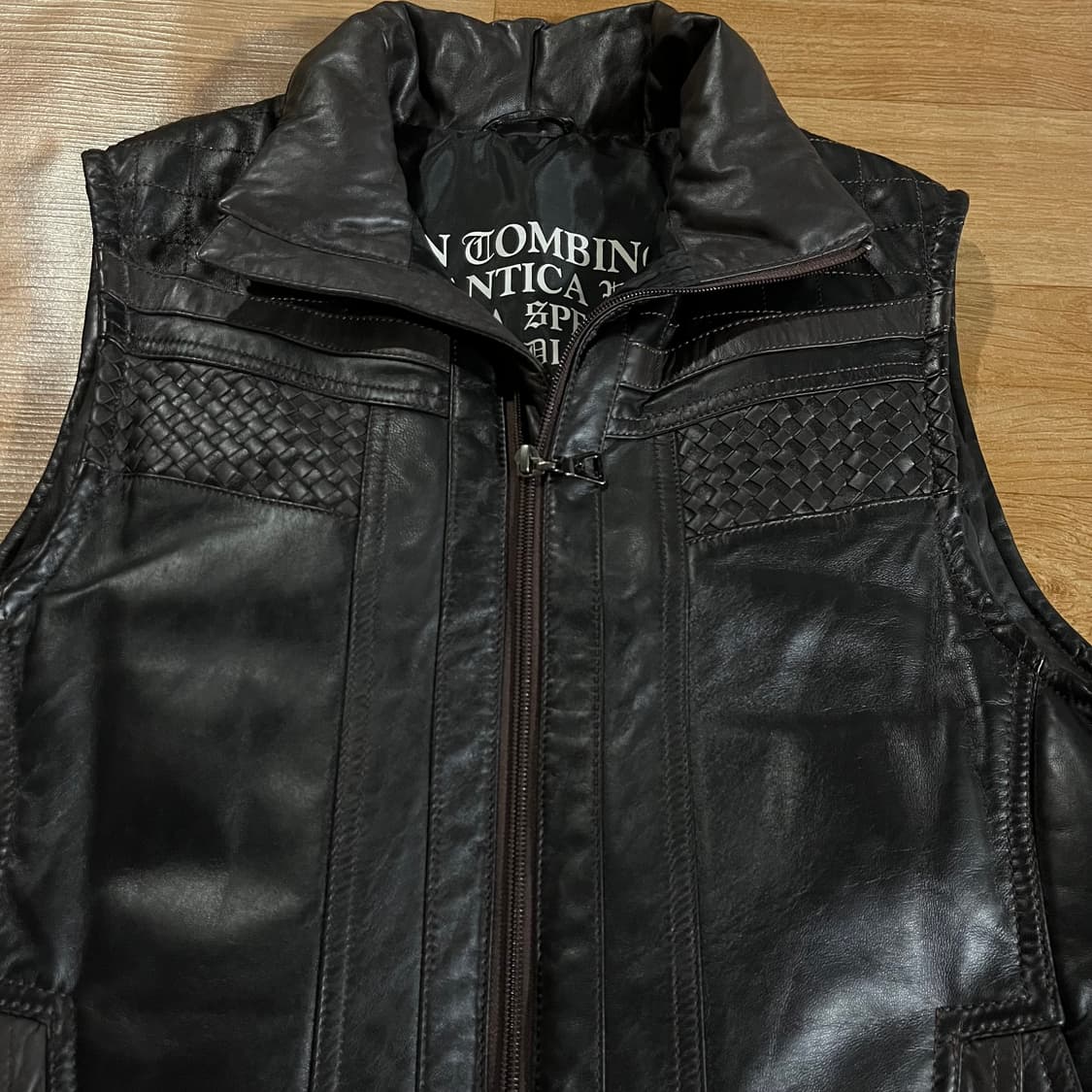 [100] 바라시 밀라노 구스 레더 베스트 상품이미지2