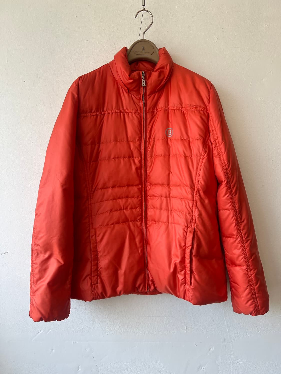 보그너 여성 오렌지레드 덕다운패딩점퍼 간절기패딩 상품이미지2