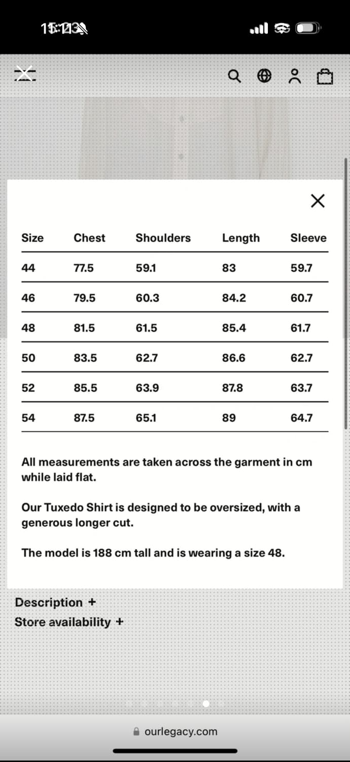아워레가시 턱시도 셔츠 상품이미지6
