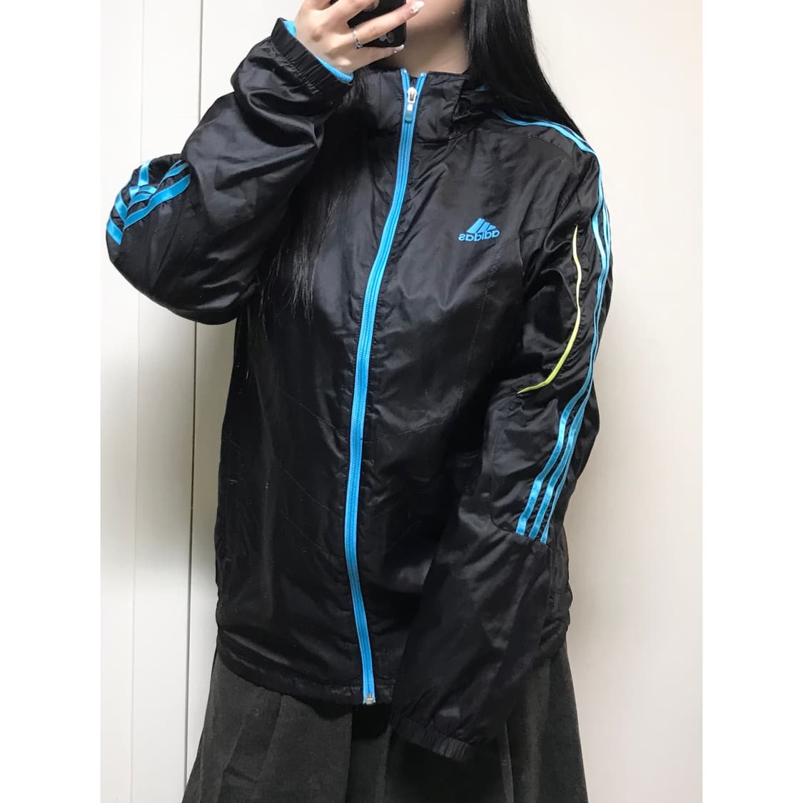 아디다스 트레이닝 기모 후드집업 바람막이 100 상품이미지1