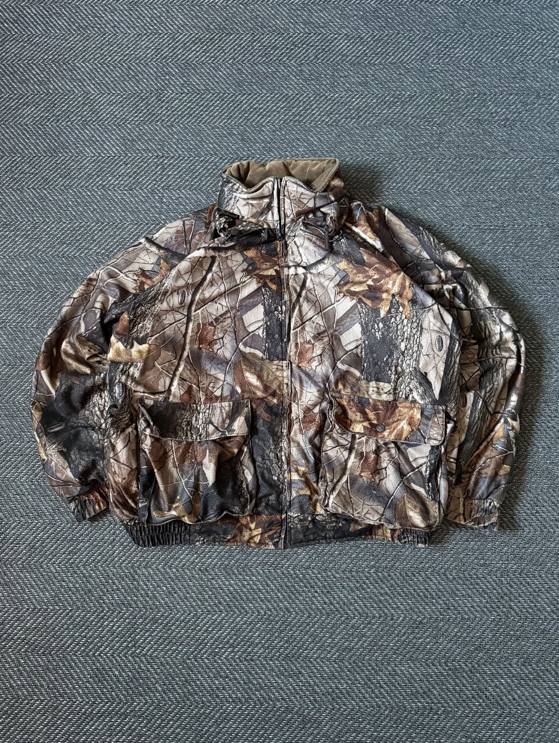 울리치 리버시블 리얼트리 올리브 점퍼 자켓 (110) 상품이미지1