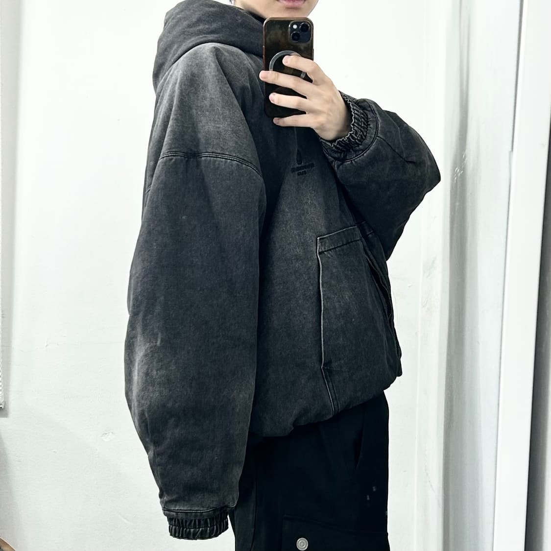 우영미 24FW 데님 후드 점퍼 상품이미지4