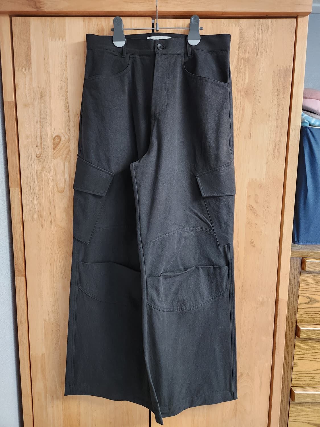 다이브인 베른 카고팬츠 블랙 2사이즈 상품이미지1