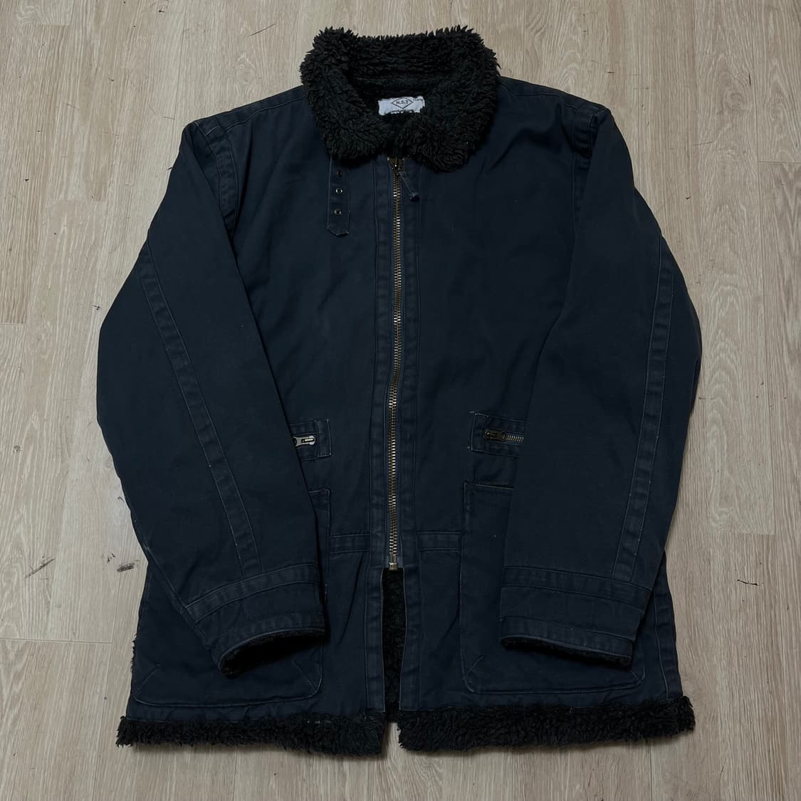 네버씬씽 NST 양털내피 퍼카라 덱자켓 L/100 상품이미지1