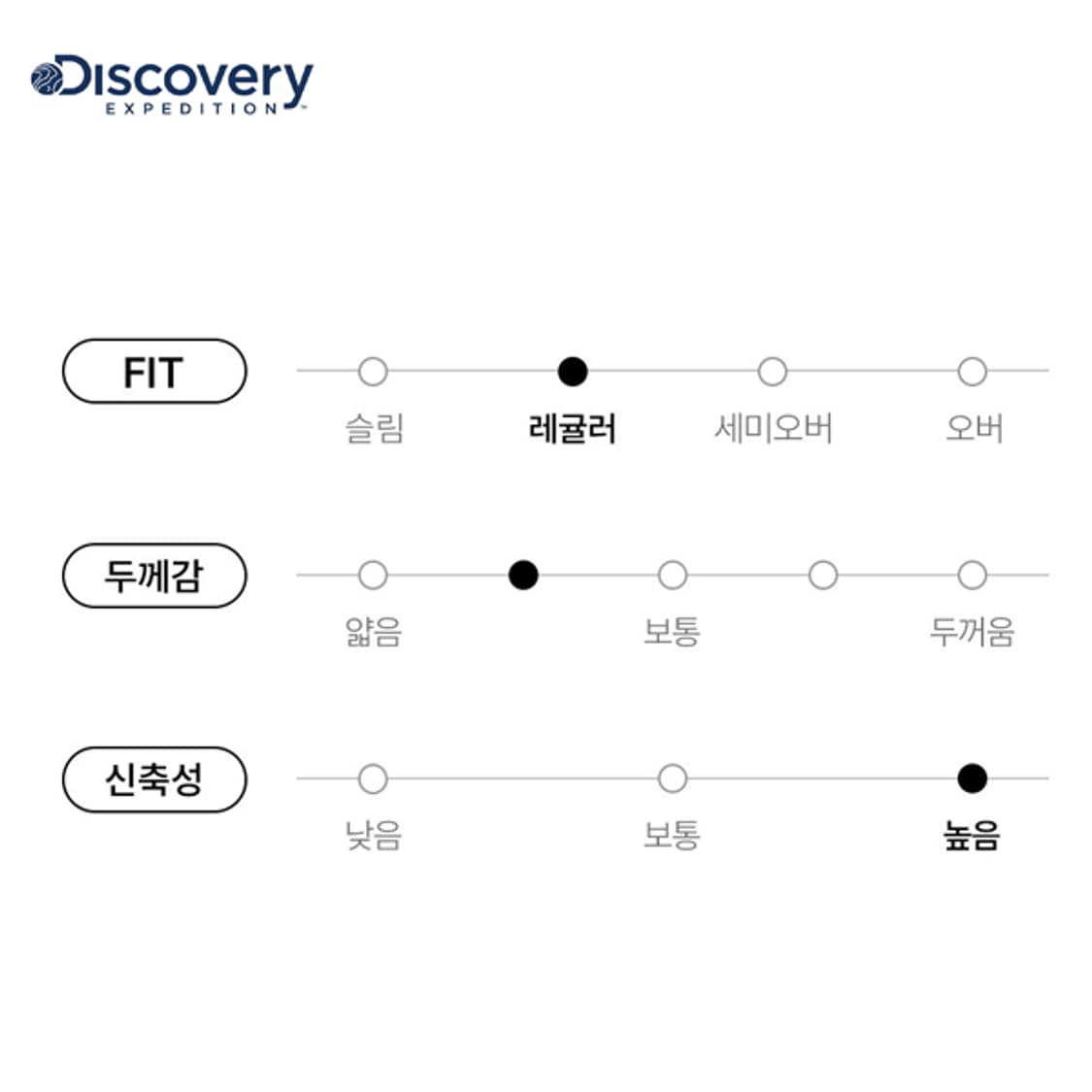 디스커버리 / 에센셜 기능성 긴팔 티셔츠 (100) Black 상품이미지9