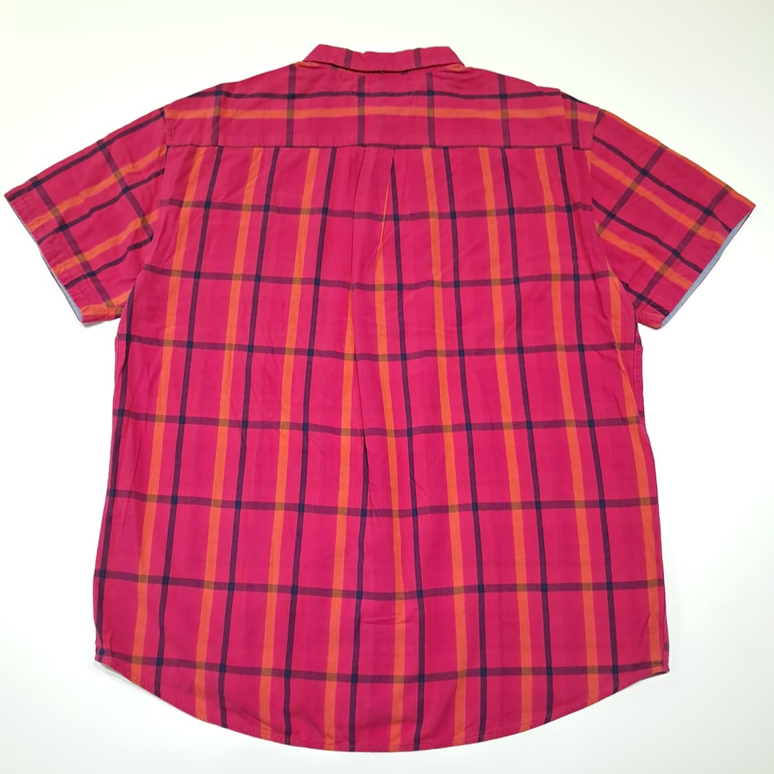 CK107 2XL 타미힐피거 타탄체크 버튼다운 핫핑크 셔츠 남방 상품이미지6