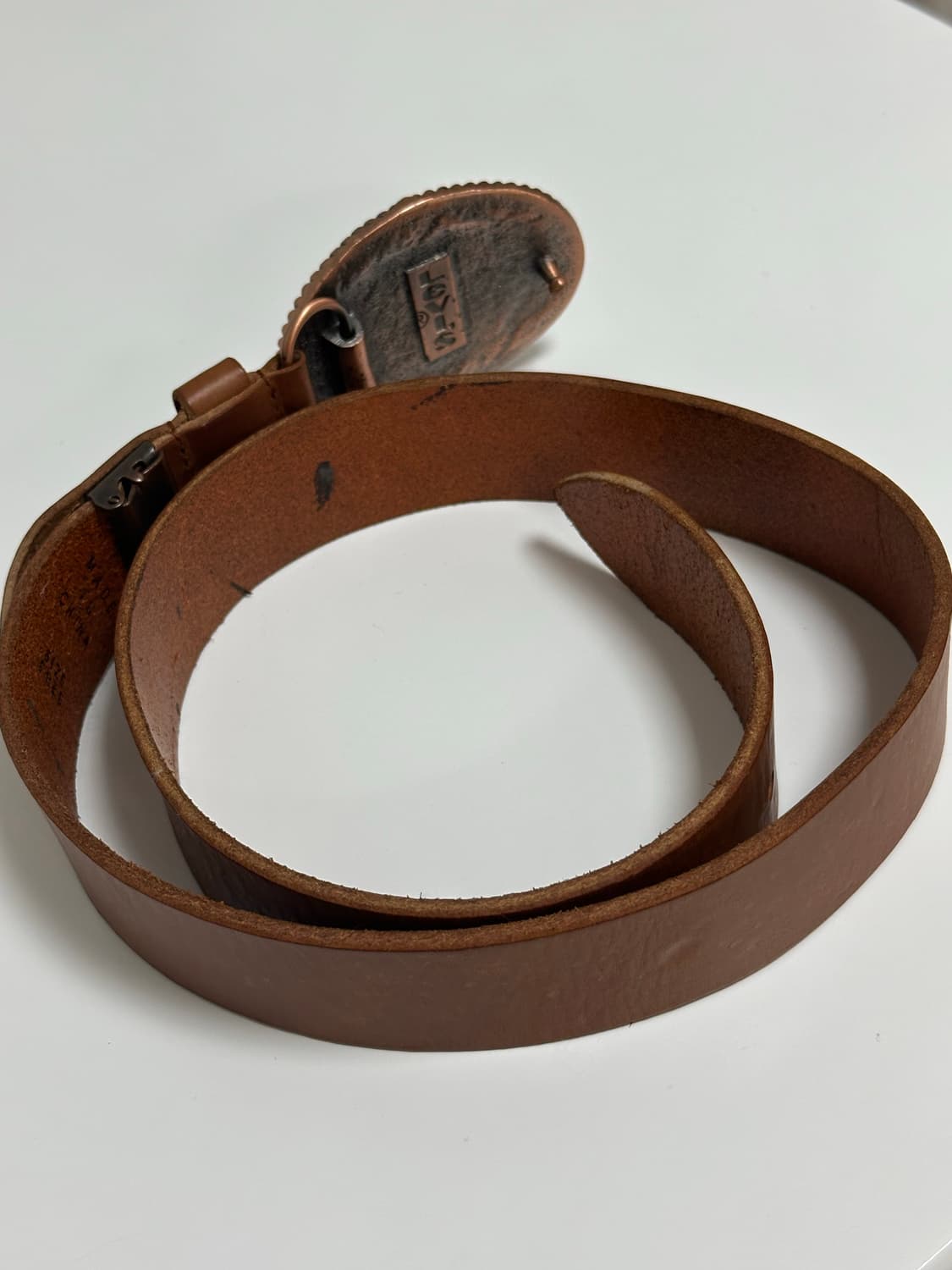 리바이스 웨스턴 빈티지 가죽 벨트 상품이미지3