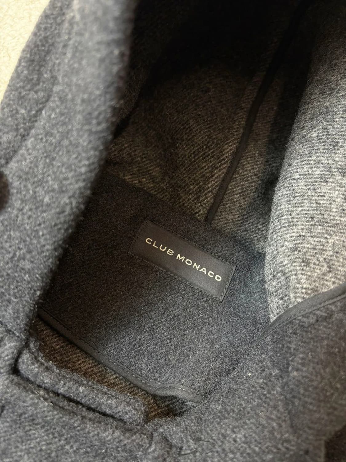 클럽모나코 옴므 00's 울 더플 후디 코트 PN6819    상품이미지6