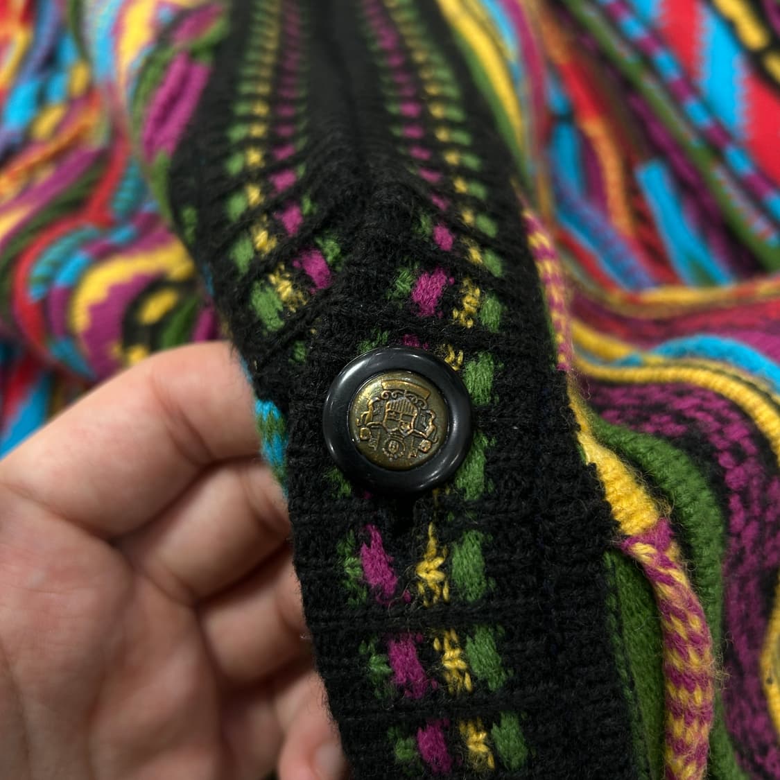 빈티지 케이블 니트 가디건(F) 상품이미지3