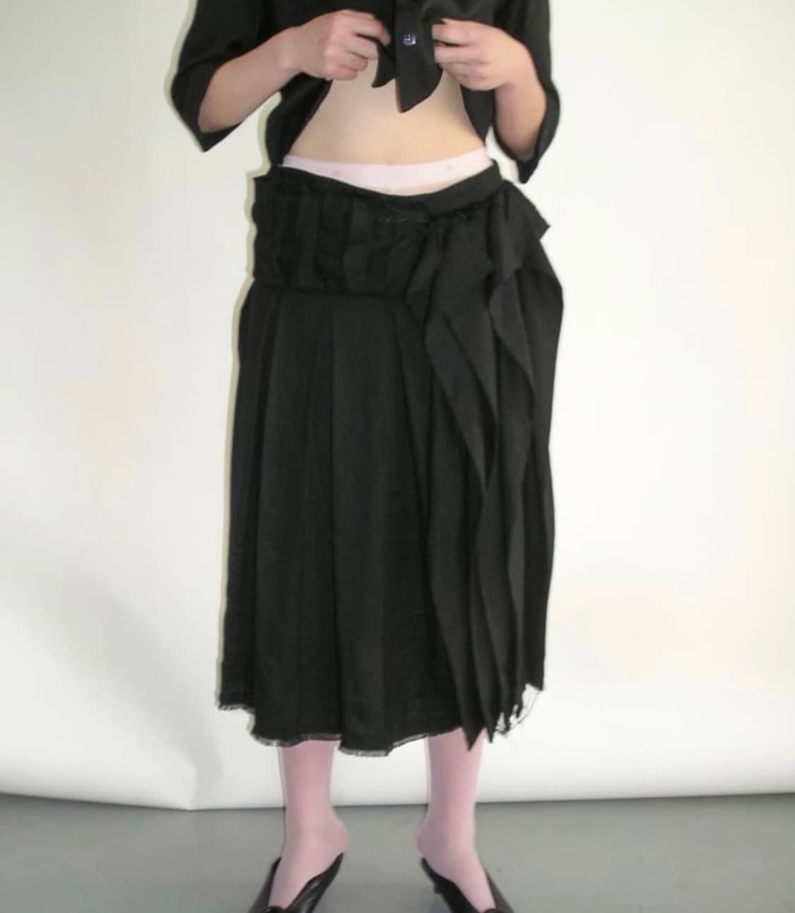 애옹쓰_OFFbeat pleats skirt 상품이미지1