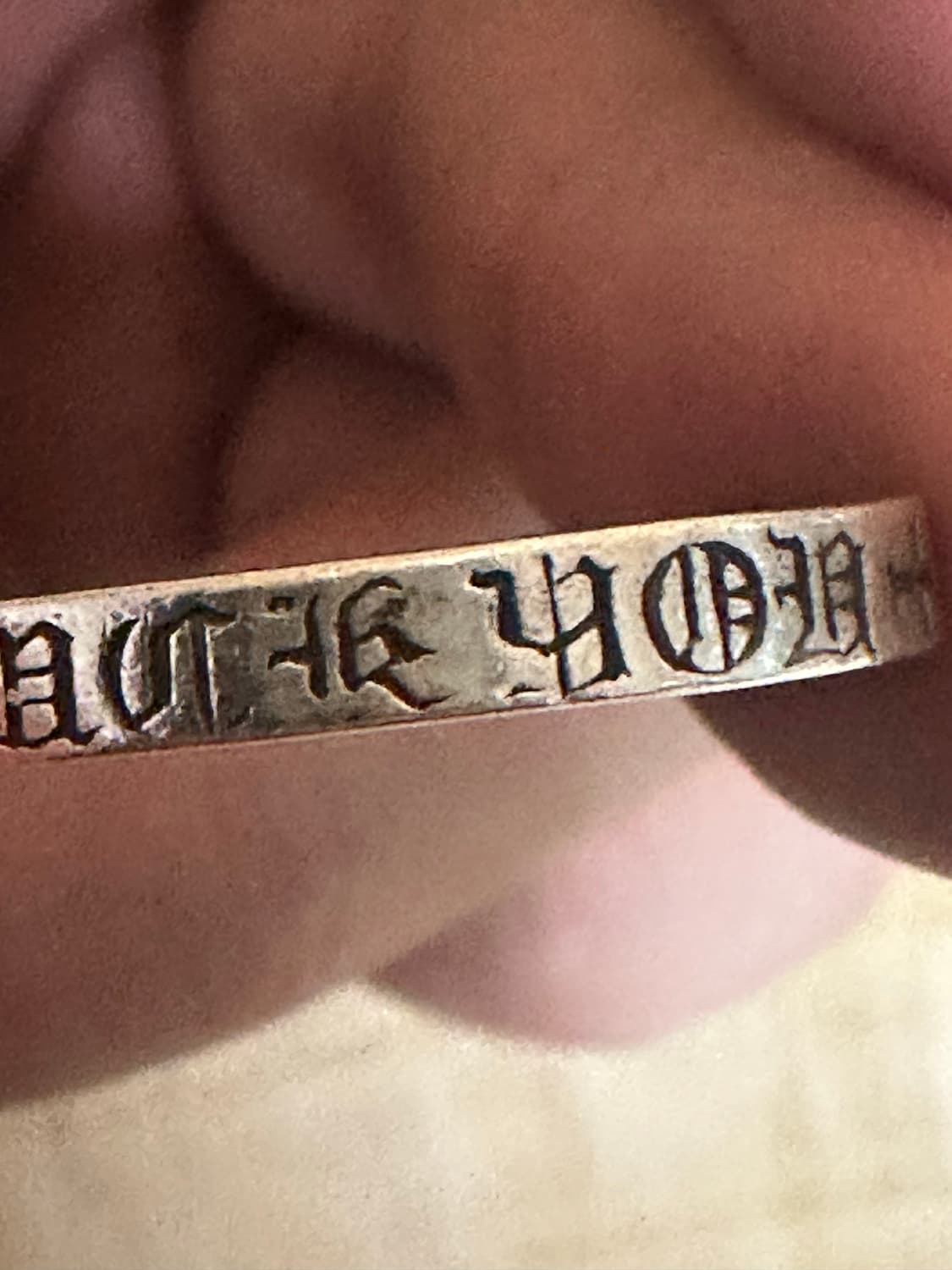 (US12) 크롬하츠 퍽유링 3mm 상품이미지3