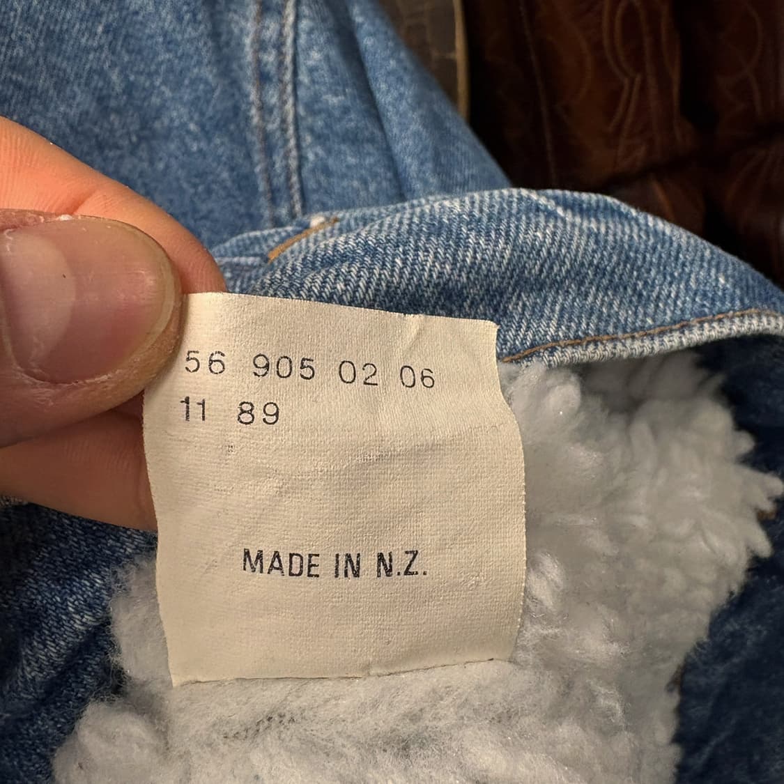 80s 리바이스 클래식 쉐르파 빈티지핏 데님 트러커 자켓 N288 상품이미지9