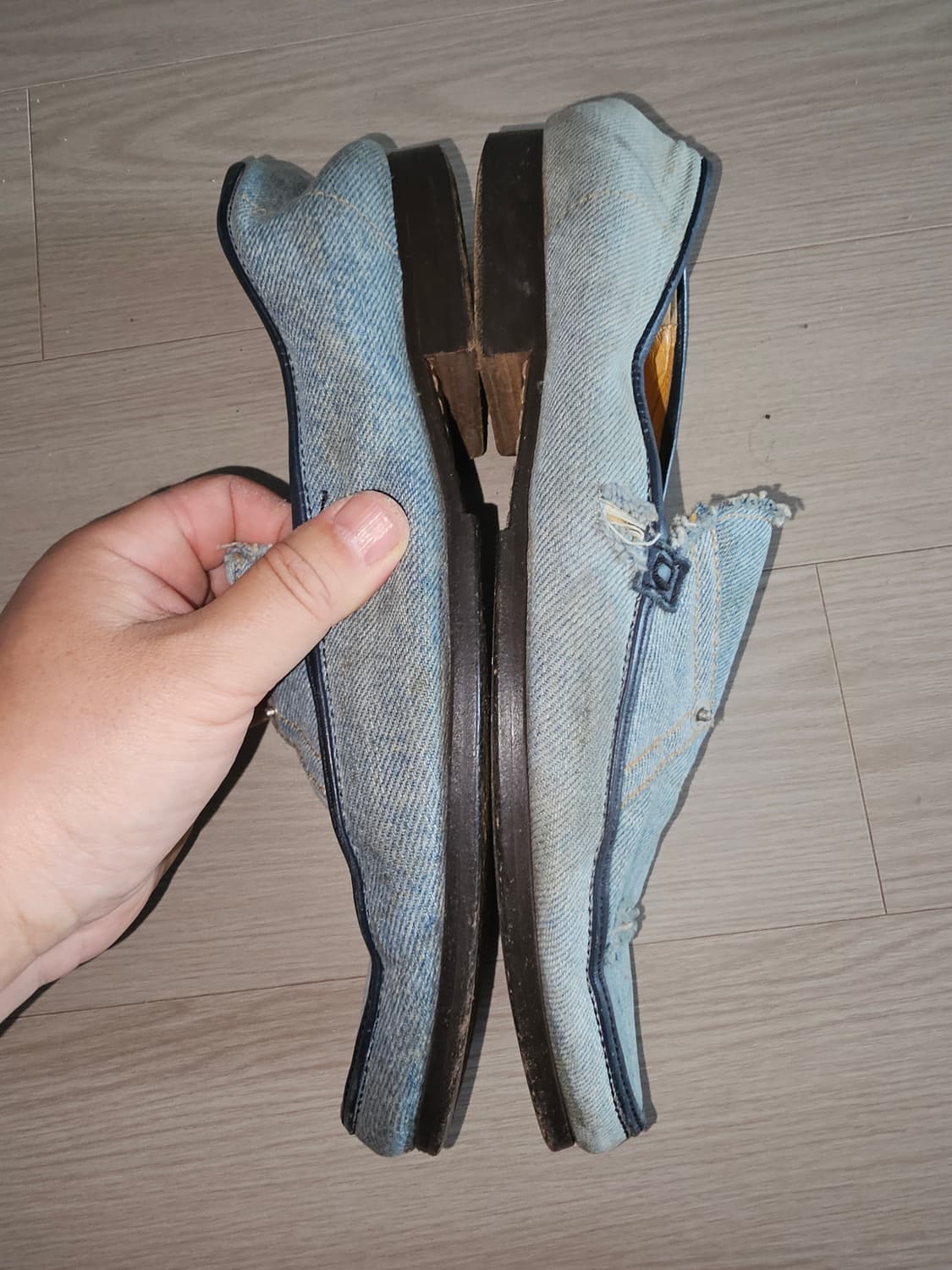 돌체앤가바나 데님 로퍼 구두 상품이미지4