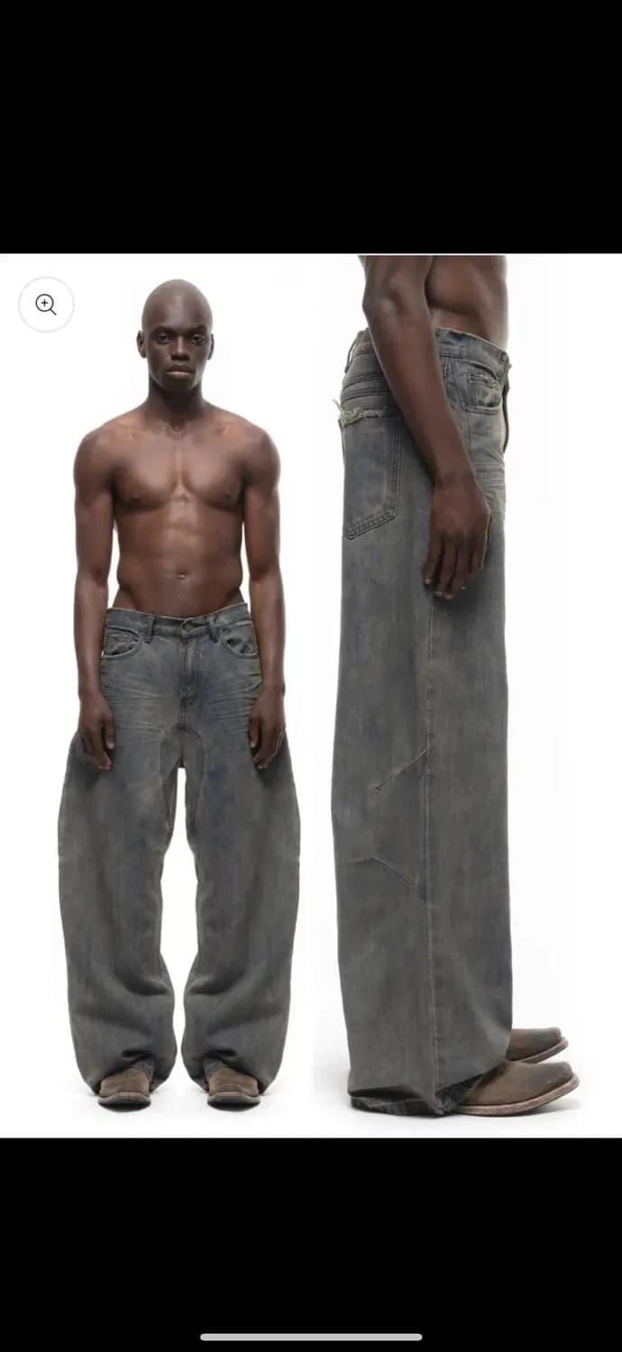[M] Nofaithstudios 콘크리트 데님 팬츠 상품이미지3