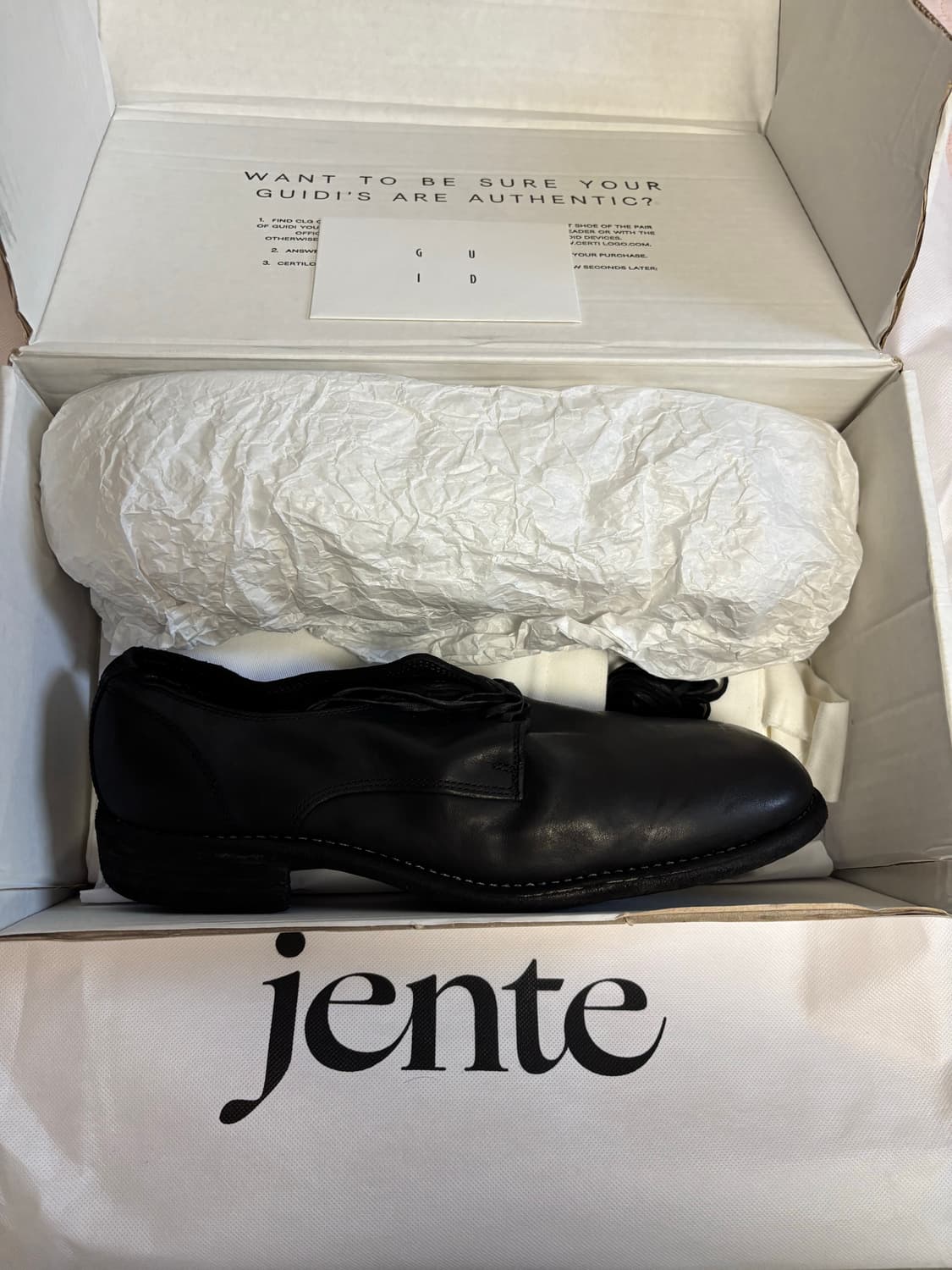 [42.5] 구이디 992x 홀스 풀 그레인 레더 더비 블랙 상품이미지3