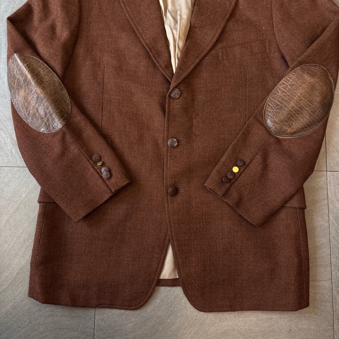 버버리 정품 브라운 울 블레이저 자켓  상품이미지4