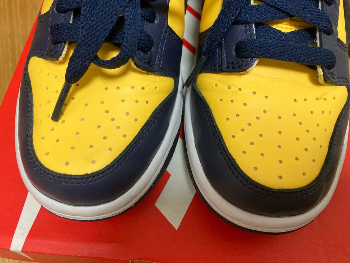 나이키 덩크 로우 바시티 메이즈 미시건 235 상품이미지7