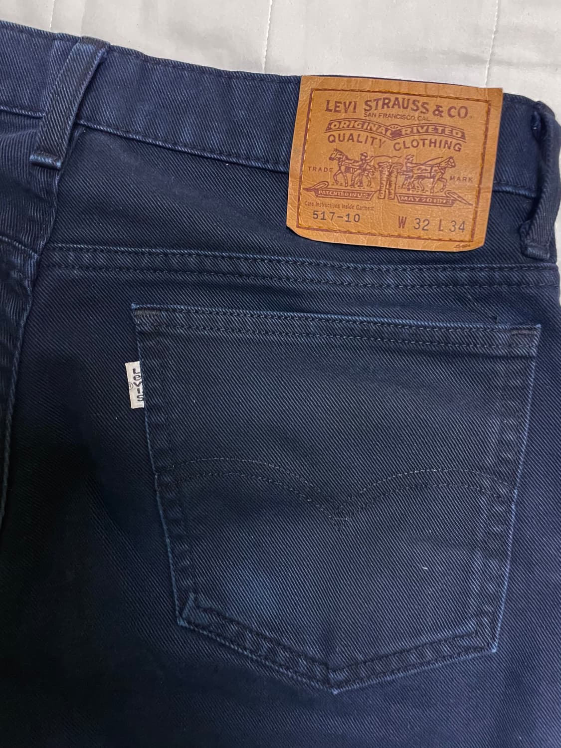 리바이스 90s 517 블랙진 부츠컷 벨바텀 646 상품이미지7