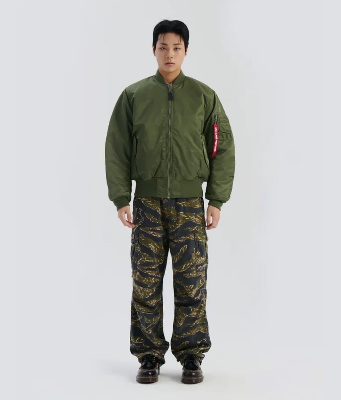 알파인더스트리 MA-1 size m sage green 상품이미지2