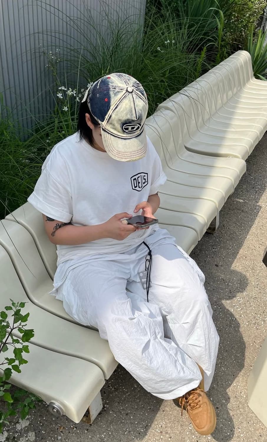 디젤 세이몬 트리티드 데님 볼캡 2사이즈 상품이미지1