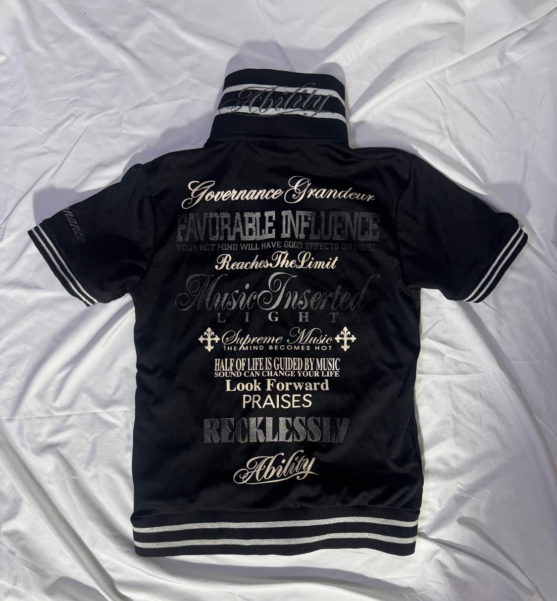 Mild life 레터링 반팔 트랙탑 y2k  상품이미지6