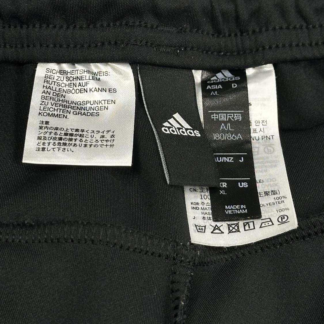 아디다스 오리지널 삼선 블랙 츄리닝바지 (XL) 상품이미지5