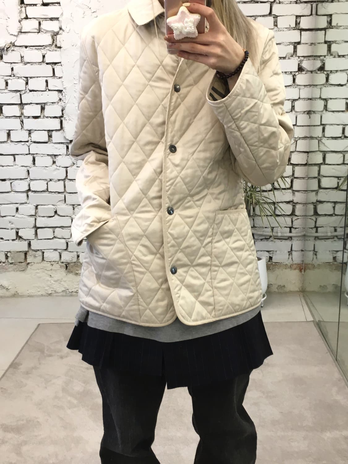 버버리 런던 퀄팅 누빔 자켓 상품이미지1