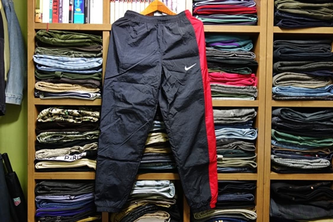 Nike 나이키 토탈 90 리펠 풋볼 트랙 팬츠 검빨 S (30) 상품이미지1