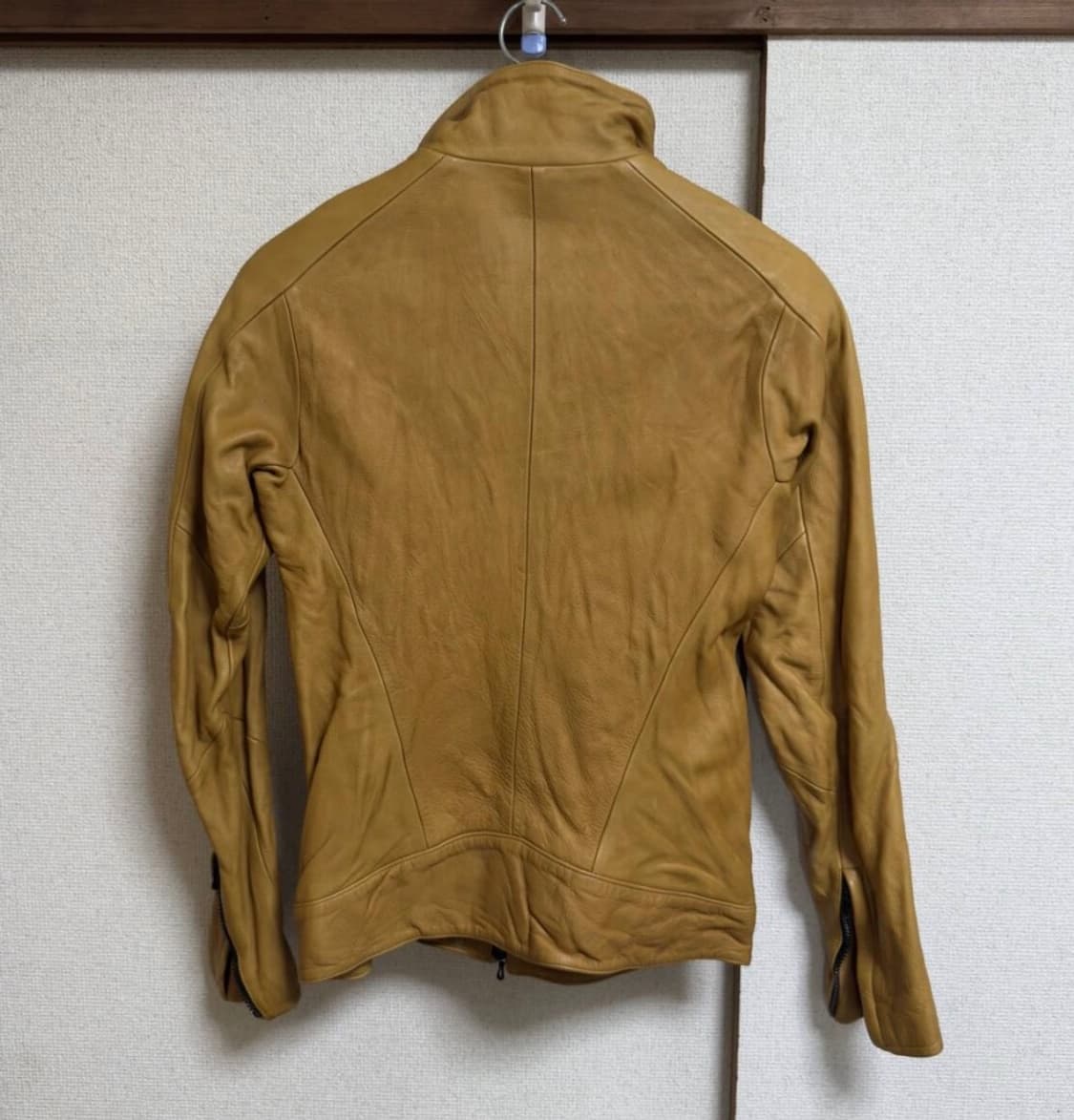 Civilized 스티어하이드 하이넥 레더 테이블 트랙 자켓 상품이미지3