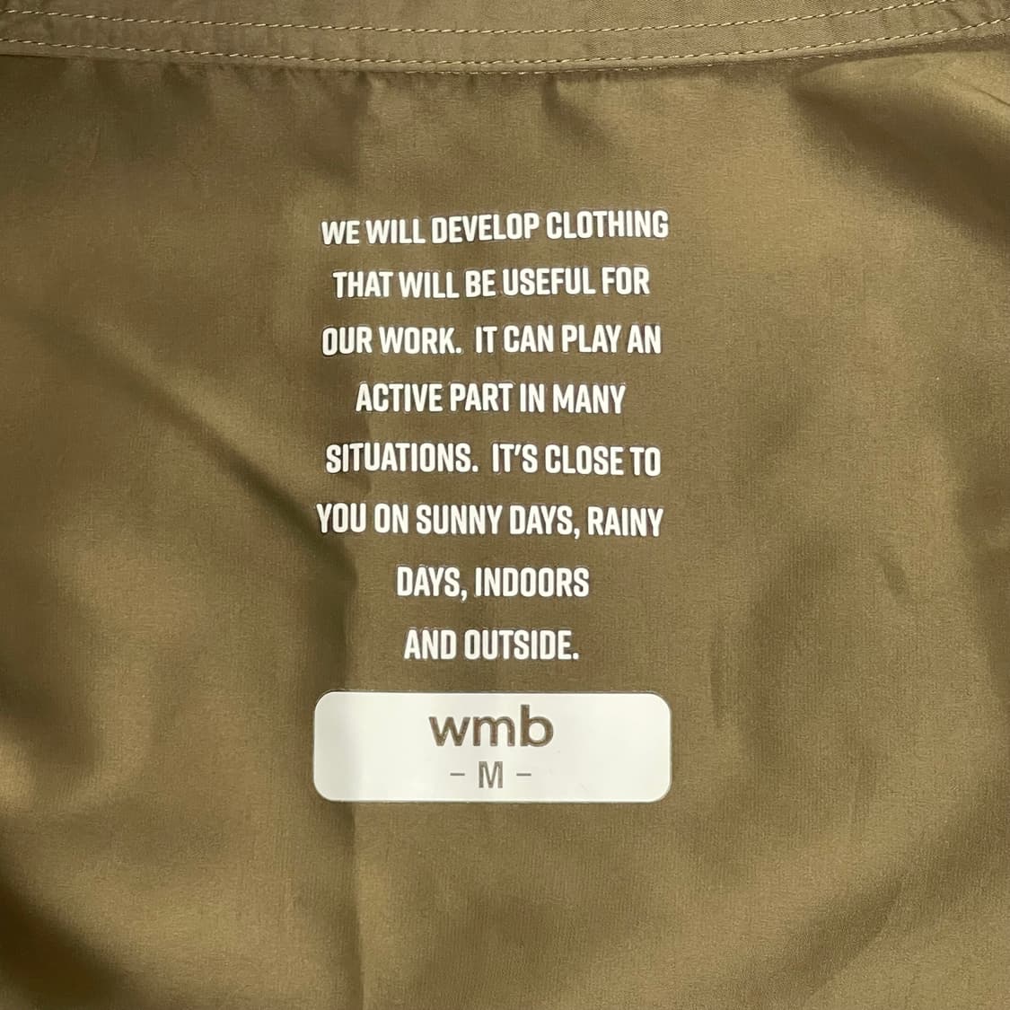 WMB Khaki Single Coat (woman M) 상품이미지4