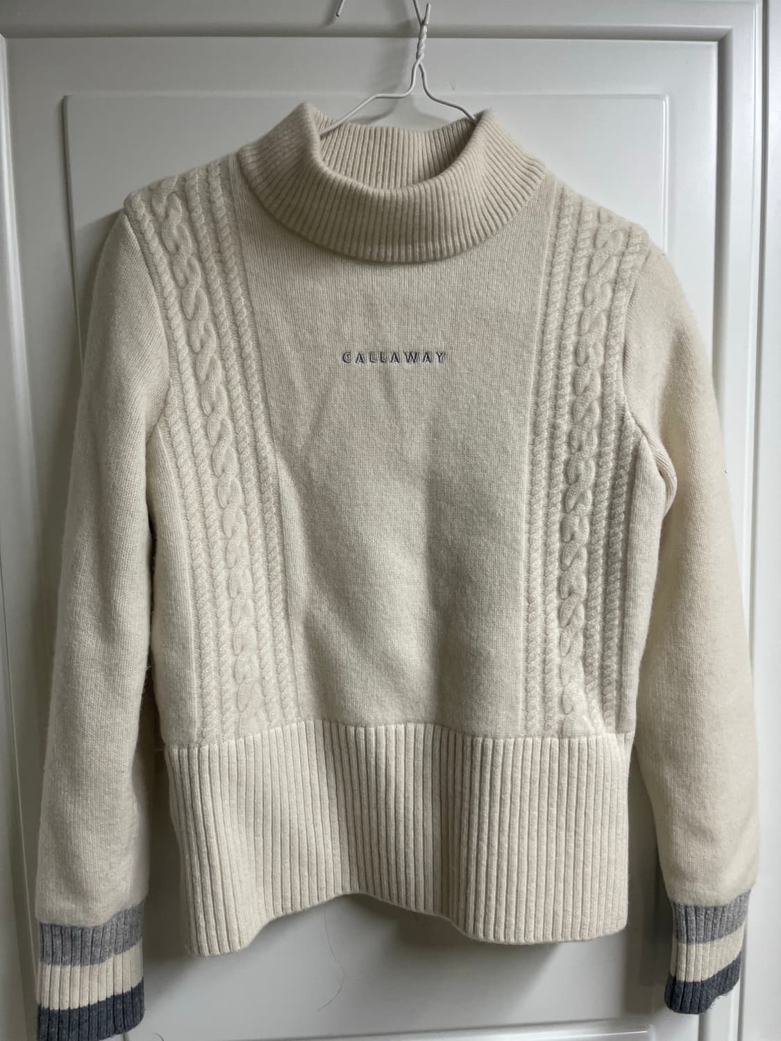 캘러웨이 여성 케이블 니트 방풍 스웨터  상품이미지2