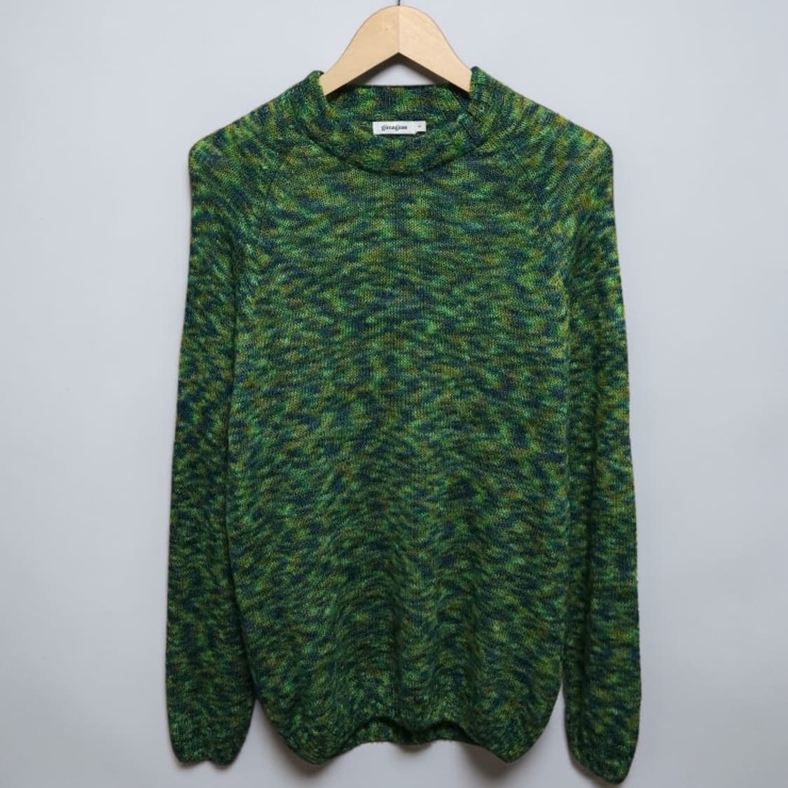 Gimaguas 기마구아스 모헤어 믹스 니트 그린 멀티컬러 L사이즈# 상품이미지1