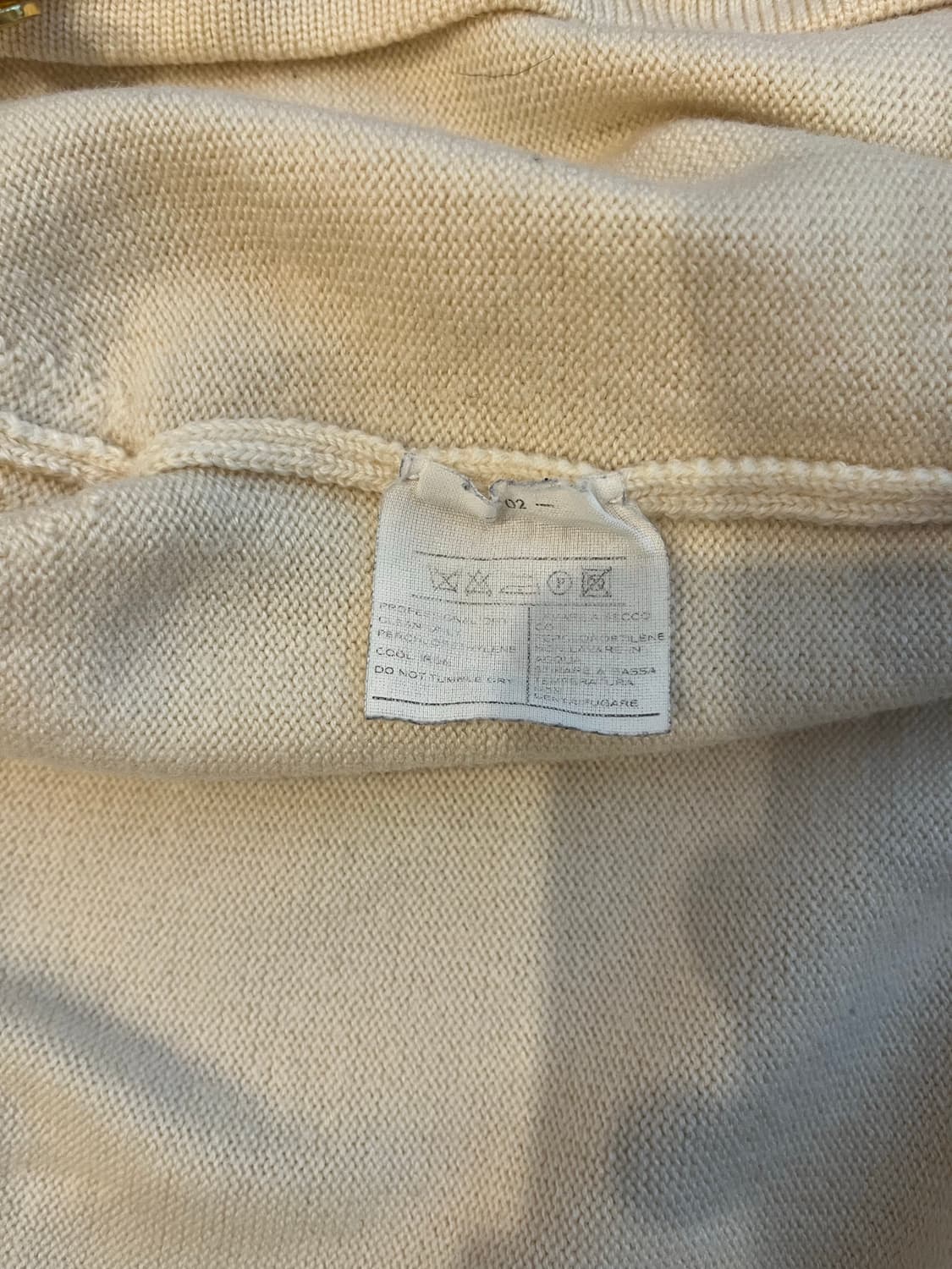 페라가모 아이보리 가디건 S 정품 상품이미지8