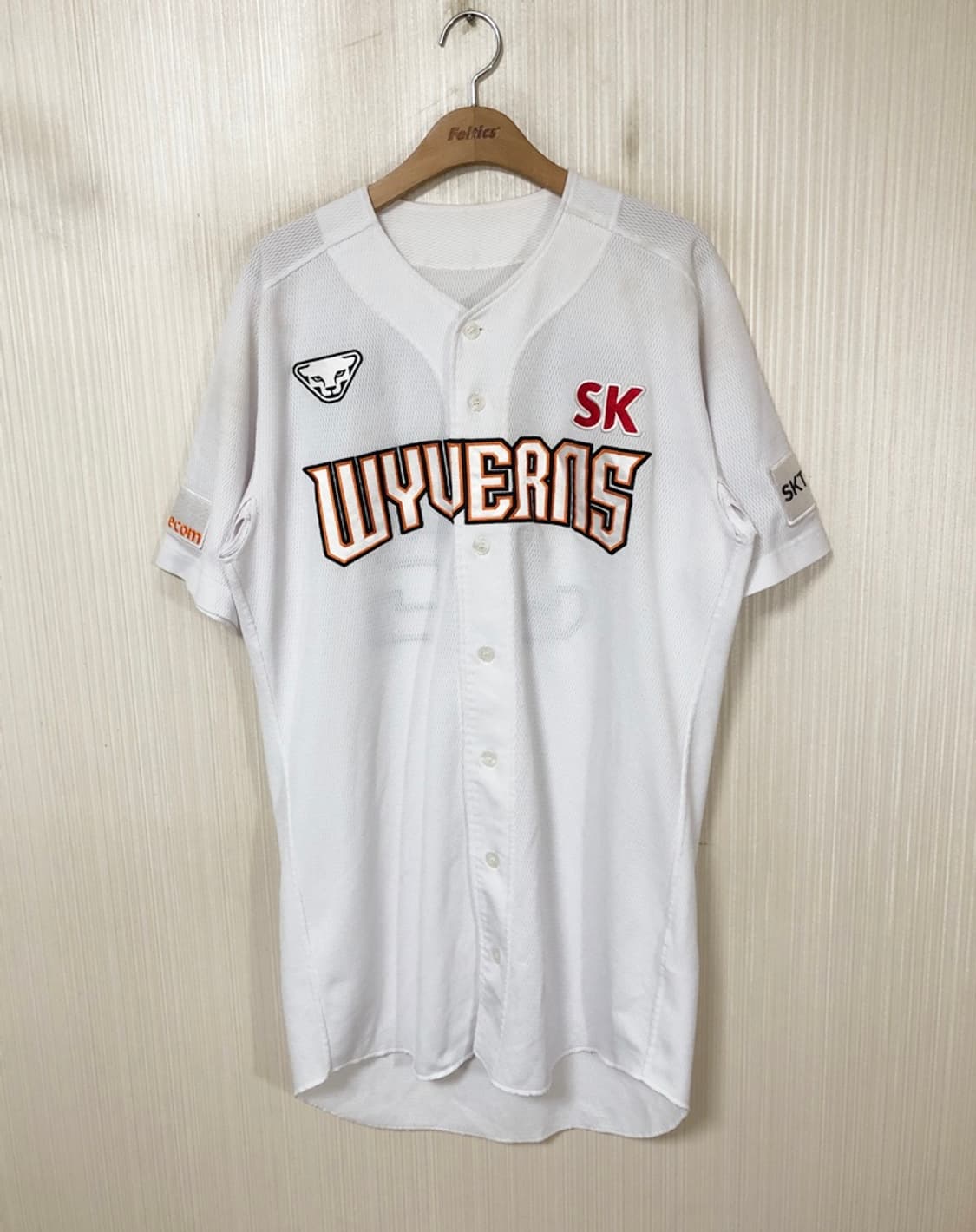 KBO 다이나핏 SK와이번스 선수실착 홈유니폼/져지 #32 허민혁 상품이미지1