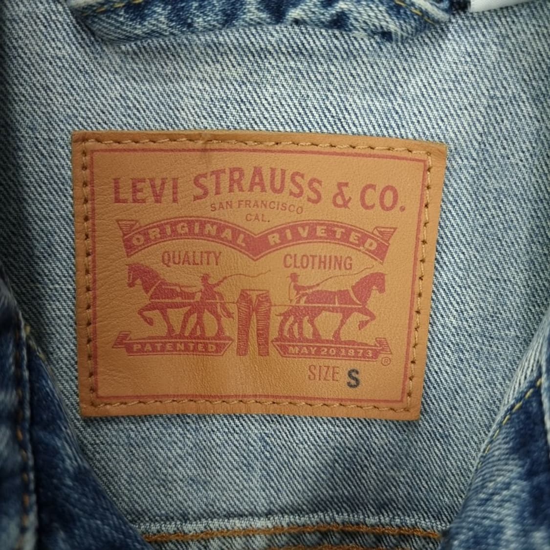 [리바이스] 빈티지 워시드 트러커 데님 자켓 청자켓 M19477 상품이미지8